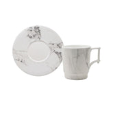 Villa Bianca Tea Cup & Saucer Grey